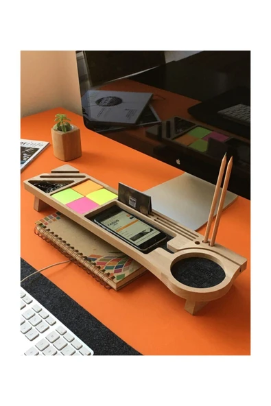 Fagus Wood Stanley Masa Düzenleyici (füme) ürün görseli 1