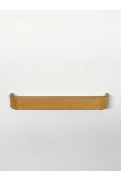 Fagus Wood Ahşap Doğal Masif Duvar Rafı - Resim 8