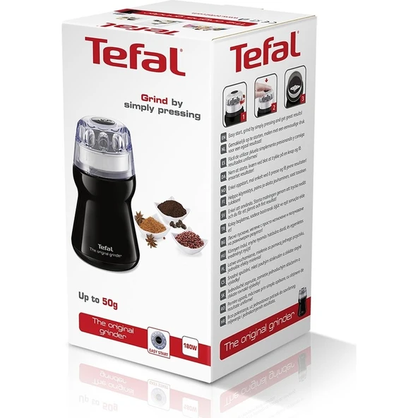 Tefal 50 gr Kahve ve Baharat Öğütücü Paslanmaz Çelik Hazne ve Bıçak Barista Kalitesi Şık Tasarım - Resim 6