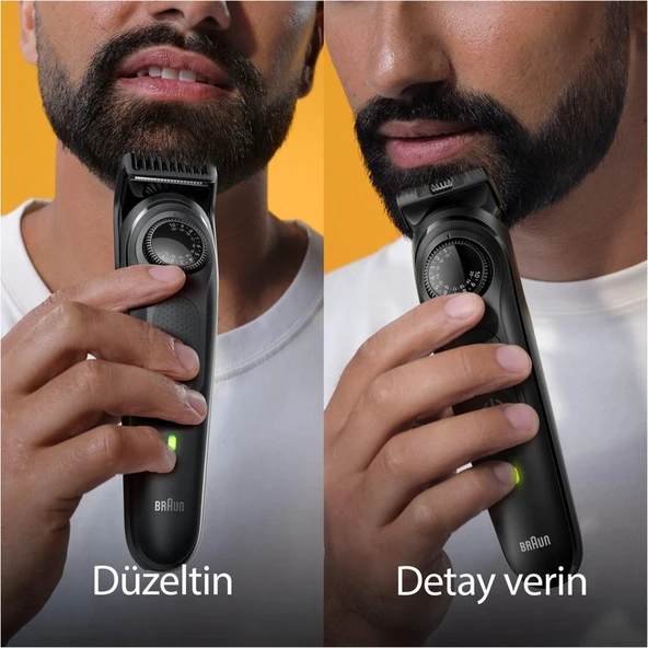 Braun Series 5 BT5420 Sakal Düzeltici - Ultra Keskin Bıçak, Siyah Renk, 40 Uzunluk Ayarı, Suya Dayanıklı Tasarım - Resim 3