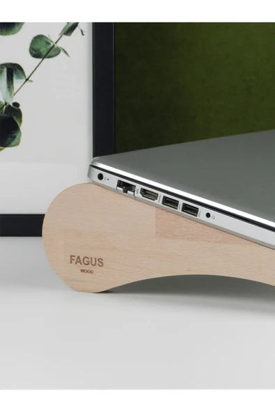 Fagus Wood Cosmo Laptop Standı - Resim 4