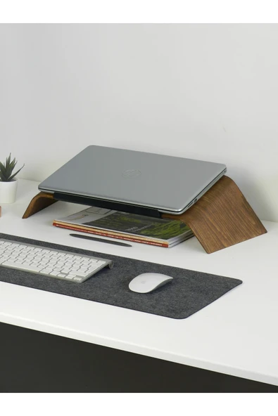 Fagus Wood Laptop Standı (ceviz) - Resim 4