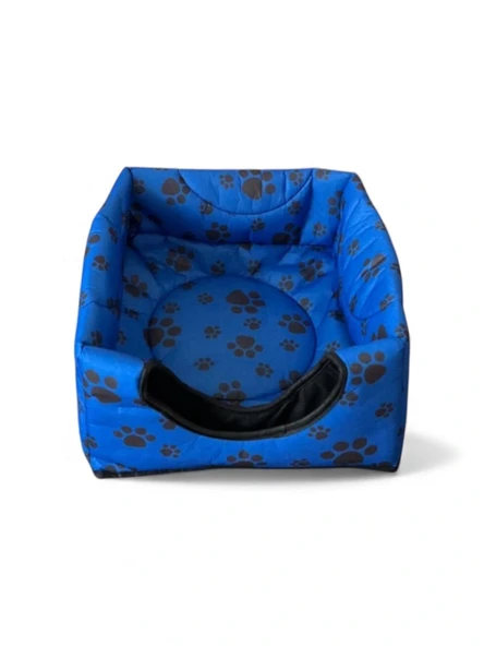 PetyMall Üç Fonksiyonlu Kedi Yatağı - Mavi - Resim 2
