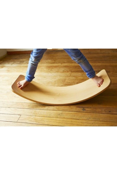 Montessori Renkli Tahtalar Denge Tahtası ürün görseli 1