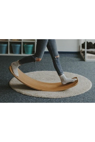 MontessoriMağazası Renkli Tahtalar Denge Tahtası - Resim 6