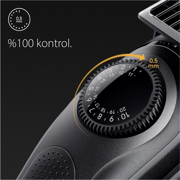 Braun Series 5 BT5420 Sakal Düzeltici - Ultra Keskin Bıçak, Siyah Renk, 40 Uzunluk Ayarı, Suya Dayanıklı Tasarım - Resim 4