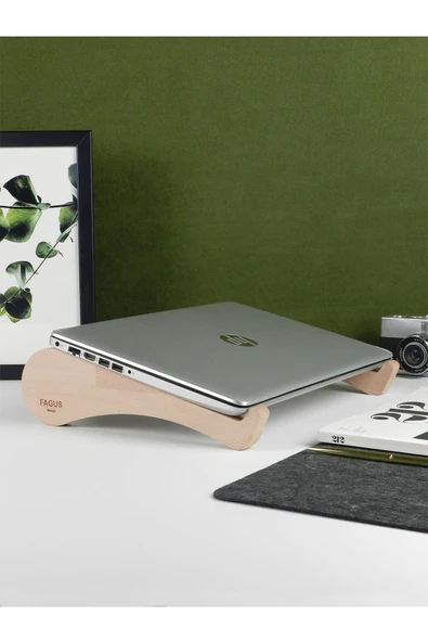 Fagus Wood Cosmo Laptop Standı ürün görseli 1