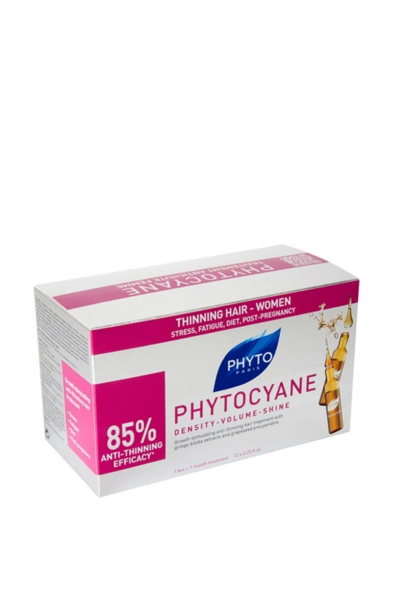 PHYTO Phytocyane Densifying Treatment Serum 12 x 3.5 ml - Saç Dökülmesi (Bayan)