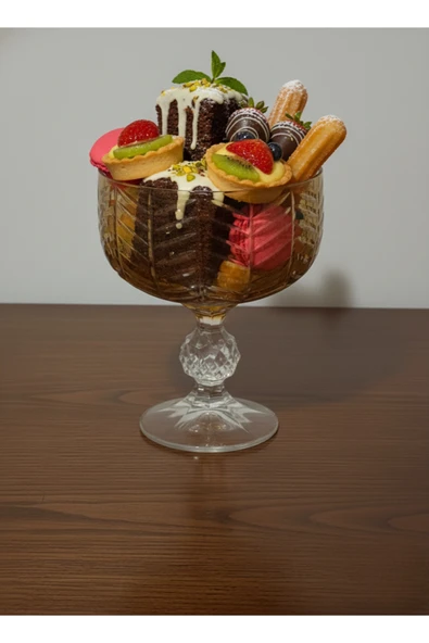 Bohemia Kristal Dondurmalık Cup Bardak 200 cc 6 adet - Resim 4