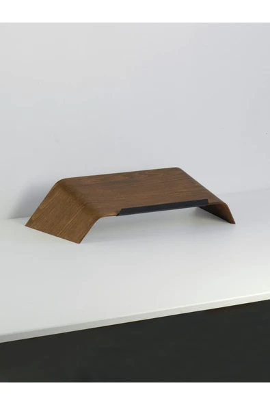 Fagus Wood Doğal Ağaç Laptop Masa Standı Ve Yükseltici Notebook Tutucu - Resim 2