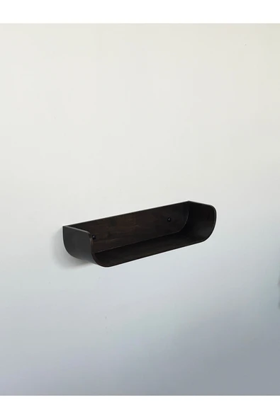 Fagus Wood Dekoratif Ahşap Tasarım Duvar Rafı - Resim 7