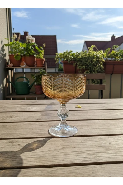 Bohemia Kristal Dondurmalık Cup Bardak 200 cc 6 adet - Resim 5