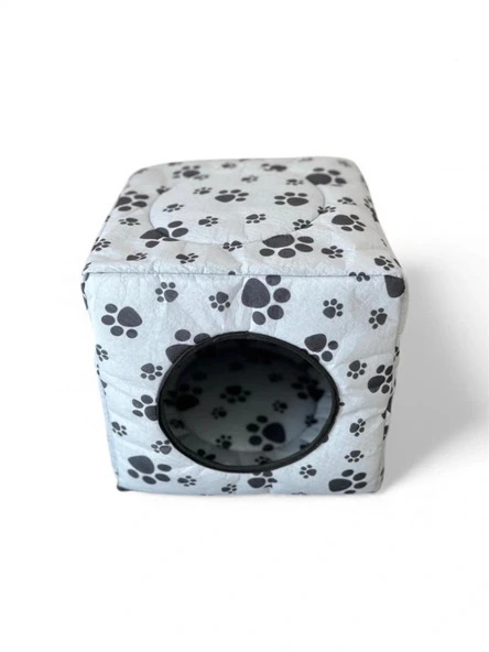 PetyMall Üç Fonksiyonlu Kedi Yatağı - Beyaz ürün görseli 1