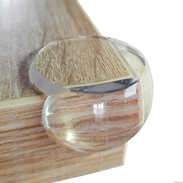 Silikon Şeffaf Masa Kenar Köşe Koruması ürün görseli 1