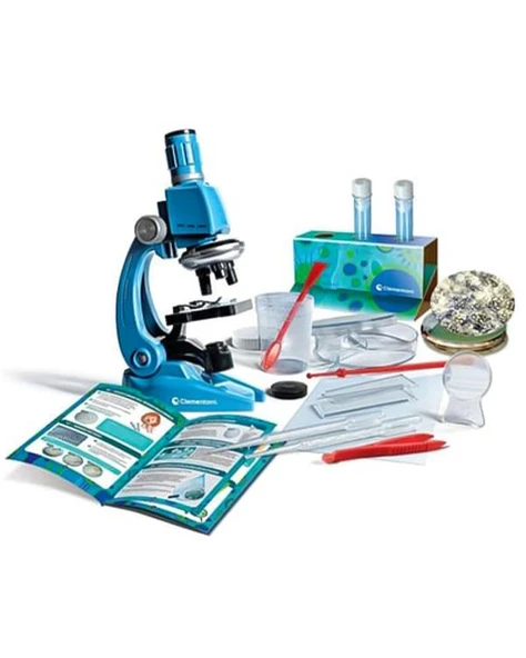 Clementoni Bilim ve Oyun Süper Mikroskop 64741 - Resim 3