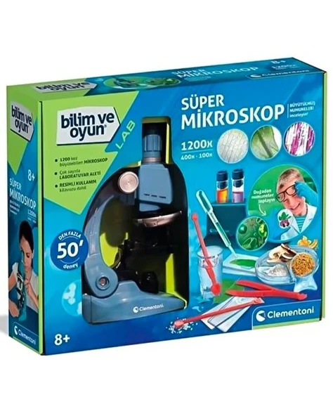 Clementoni Bilim ve Oyun Süper Mikroskop 64741 ürün görseli 1