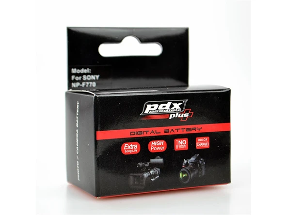 PDX Sony NP-F770 Batarya ürün görseli 1