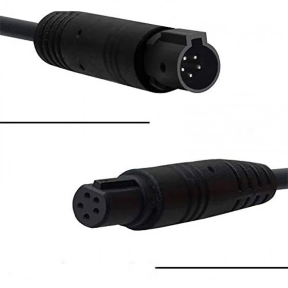 5 pimli araç geri görüş kameraları için dişi erkek uzatma kablosu 3m ürün görseli 1