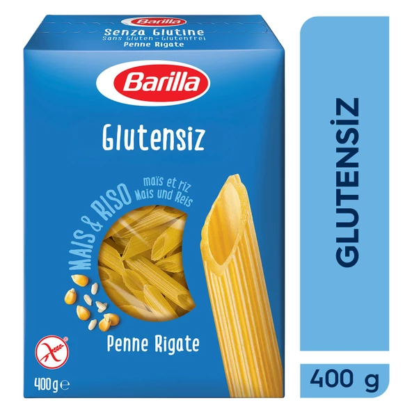 Barilla Glutensiz Penne Rigate/ Kalem Makarna 400 Gr