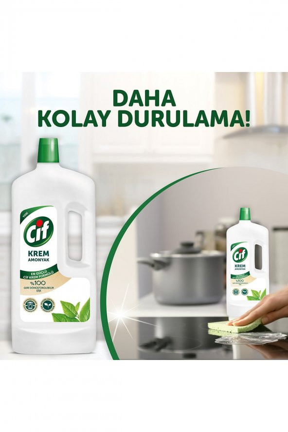 Cif Krem Amonyaklı Temizleyici 1500 ml - 6