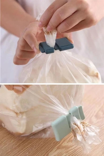 AMS NET®  6lı Hava Sızdırmaz Poşet Torba Ambalaj  Ve Paket Kıstırmalı Kapatma Klipsi - Resim 7