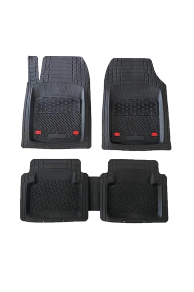 Citroen C1 2006 Uyumlu 4D Havuzlu Üniversal Yeni Nesil Paspas Siyah Gold Seri - Resim 2