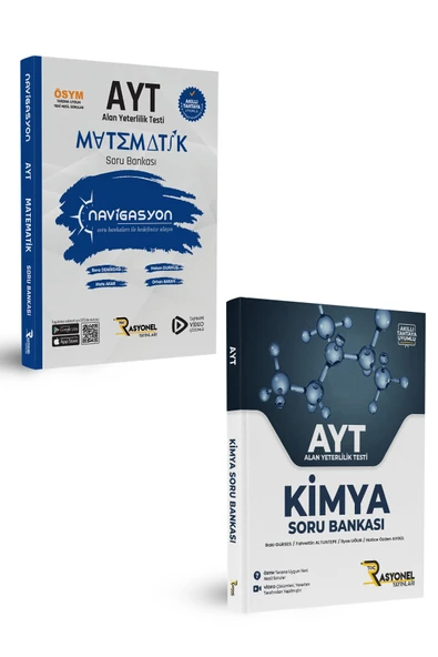 Ayt Matematik Ve Ayt Kimya Soru Bankası Seti (2 KİTAP) ürün görseli 1