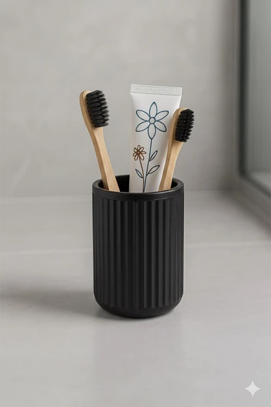 Diş Fırçalık Plastik Siyah 3301 ürün görseli 1