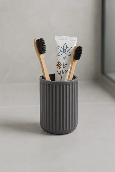 Diş Fırçalık Plastik Gri 3301 ürün görseli 1