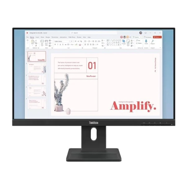 LENOVO 23.8" IPS E24-40 64BAMAT1TK 4MS 100HZ HDMI-DP KURUMSAL MONİTÖR ürün görseli 1