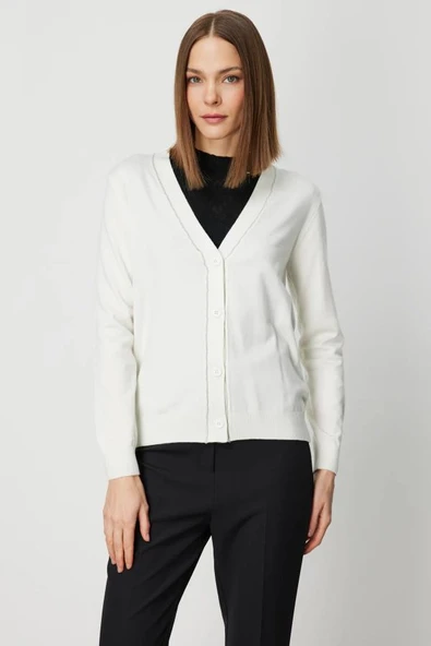 66917 ONTEKS HIRKA YAKASI ZİNCİRLİ V YAKA - Resim 3