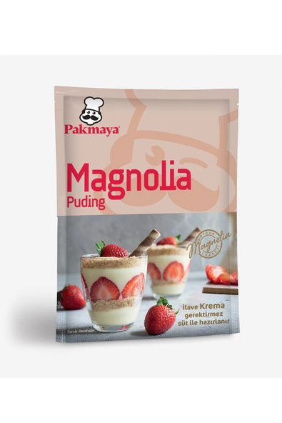 Pakmaya Magnolia (Magnolya) Puding 125 gr x 3 Adet - Resim 2