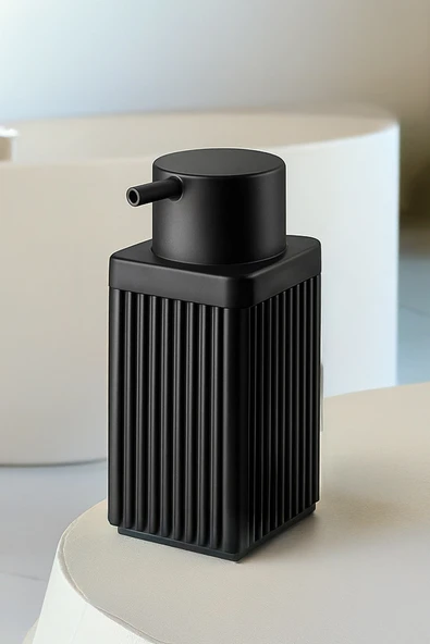 Sıvı Sabunluk Plastik  Kare Siyah 3401 ürün görseli 1