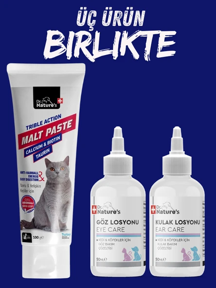 Kediler İçin Tüy Yumağı Önleyici ve Sindirim Destekleyici Kedi Malt Macunu – 100g ürün görseli 1