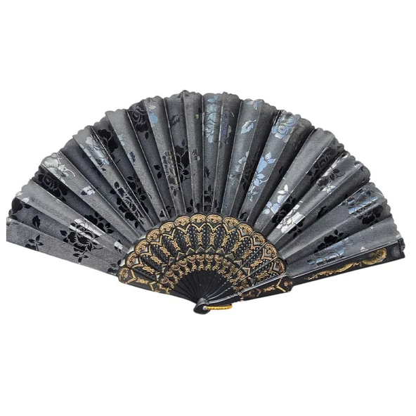 Plastik Kumaş Yelpaze 12 li OB-022 ürün görseli 1