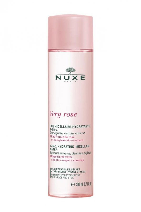 NUXE Very Rose 3-In-1 Hydrating Micellar Water 200 ml
