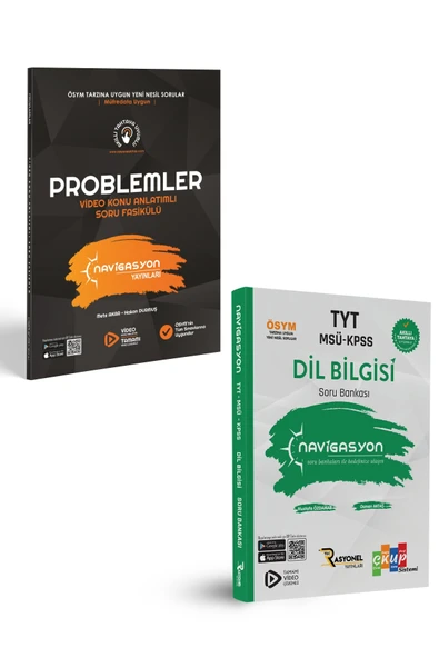 Tyt - Ayt Msü Kpss Dil Bilgisi - Problemler Soru Bankası Seti (2 KİTAP) ürün görseli 1