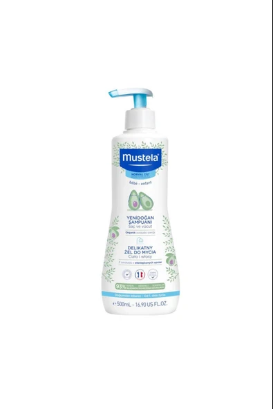 Mustela Yenidoğan Şampuanı 500 ml ürün görseli 1