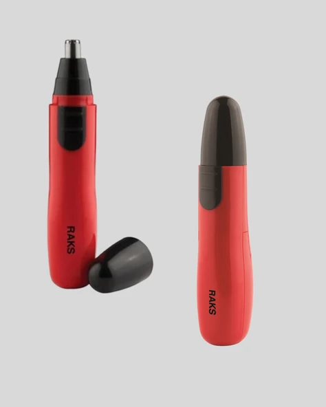 Kulak Burun Tüy Temizleme Makinası Pilli Kırmızı Ergonomik - Resim 2