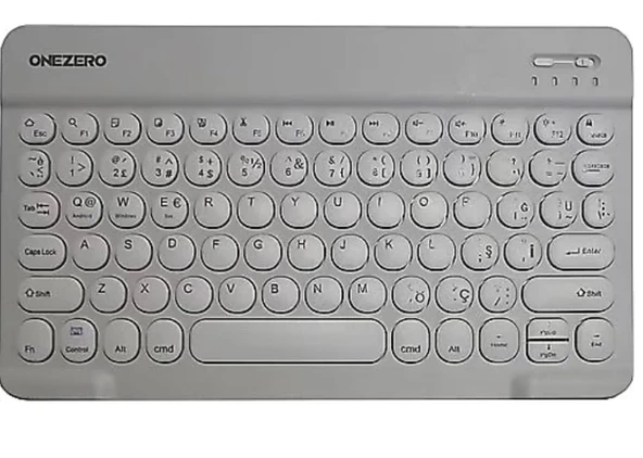ZR455 Beyaz Bluethooth Klavye ürün görseli 1