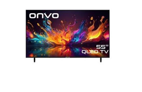 ONVO 55VQ90F3UA 55inc 140 cm 4K UHD Frameless Google Smart QLED TV ürün görseli 1