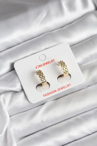 14K Gold Renk Kaplama CM Kadın Küpe - TJ-BKP11416 ürün görseli 1