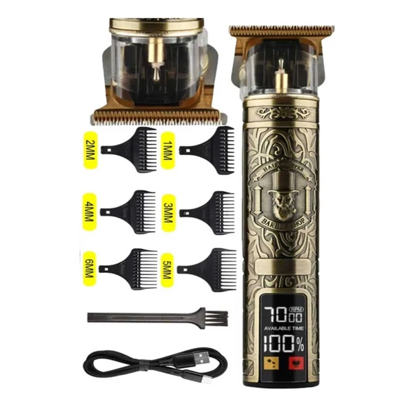 Profesyonel Saç Sakal Ense Vücut Lazer Öncesi Kuaförlere Özel Tıraş Makinesi Demir Kasa IP-0685 ürün görseli 1