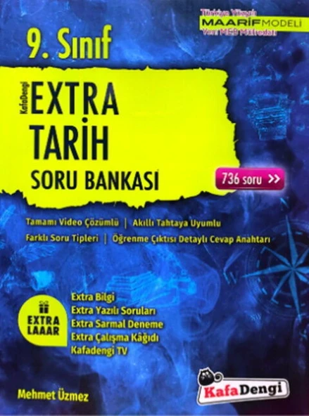 Kafa Dengi Yayınları 9. Sınıf Tarih Extra Soru Bankası ürün görseli 1