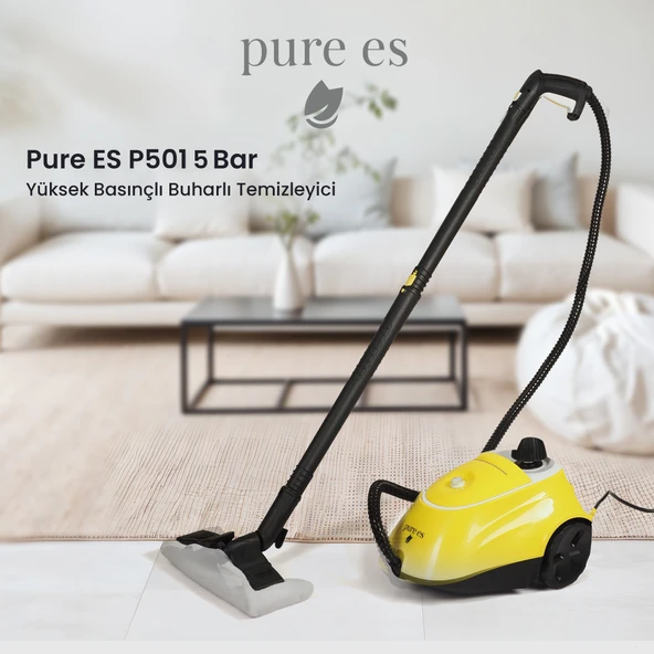 Pure Es Yüksek Basınçlı Buharlı Temizleyici Sarı - Resim 2