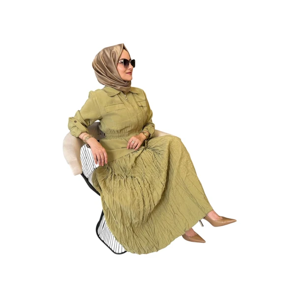 Kadın Kraşlı Etekli Takım 131049 - Resim 7