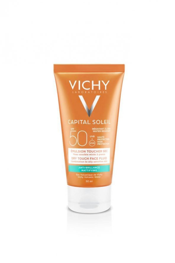 VICHY Ideal Soleil Emulsion SPF50 50 ml - Karma, yağlı ve hassas ciltler