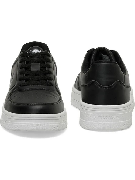 U.S.POLO ASSN ROBERT 4FX SİYAH BEYAZ COMFORT CASUAL ANATOMİK SPOR AYAKKABI - Resim 7