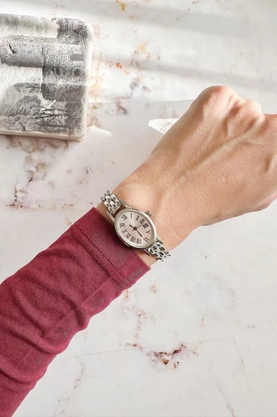 Nysa Gri Kordon Kadın Kol Saati ürün görseli 1