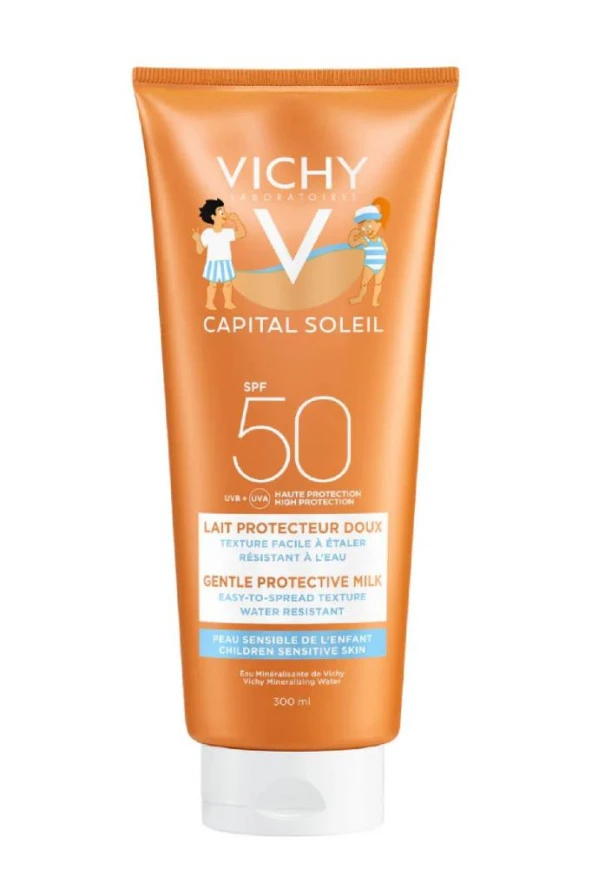 VICHY Ideal Soleil Lait Enfant SPF50+ 300 ml -  Çocuklar için Güneş Koruyucu